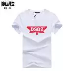 dsquared2 t-shir de luxe dsq2 logo white